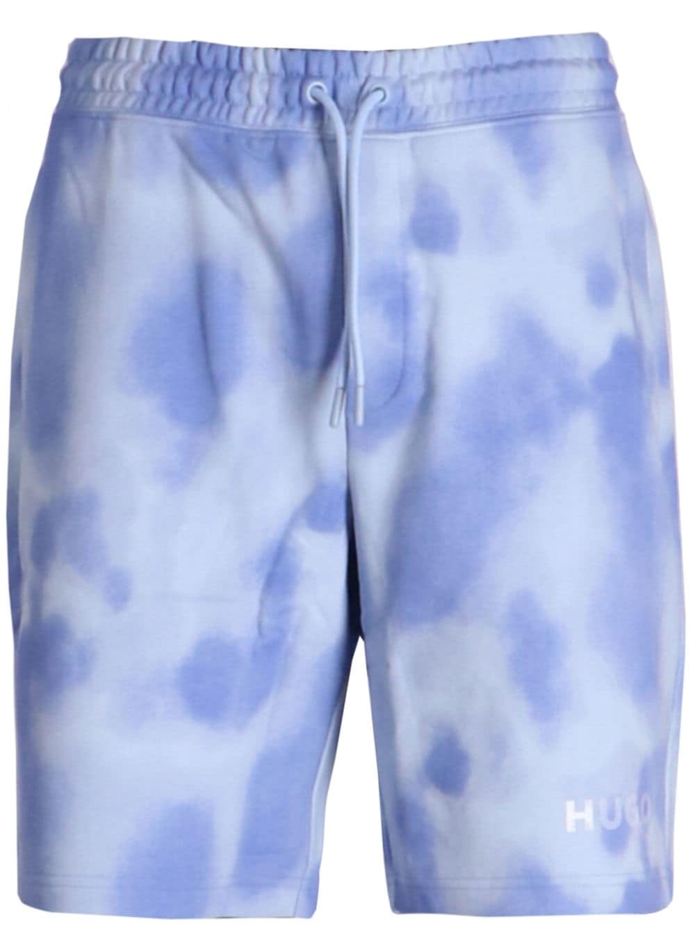 HUGO Detra cotton shorts - Blue von HUGO