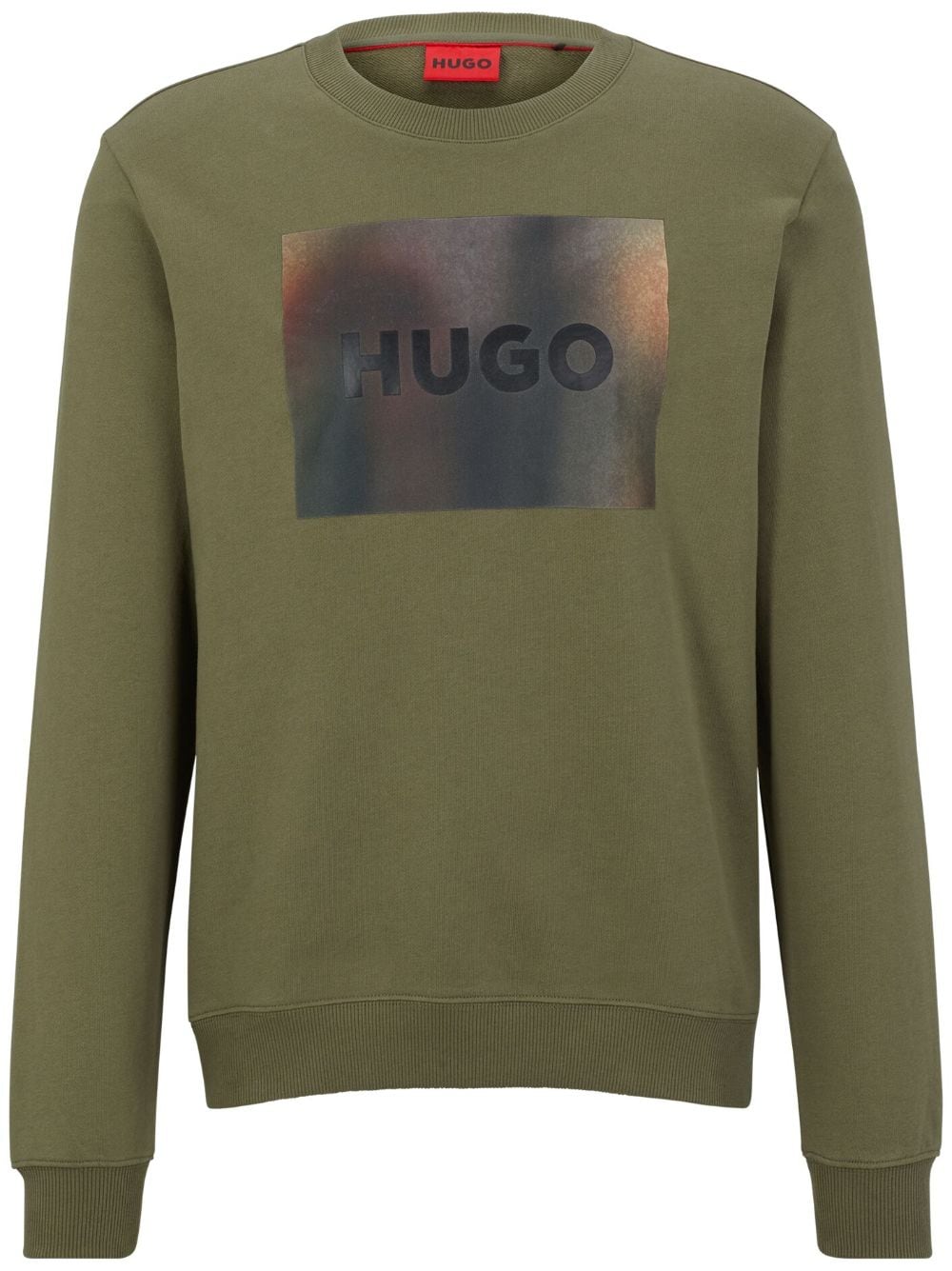 HUGO Duragol logo-print sweatshirt - Green von HUGO