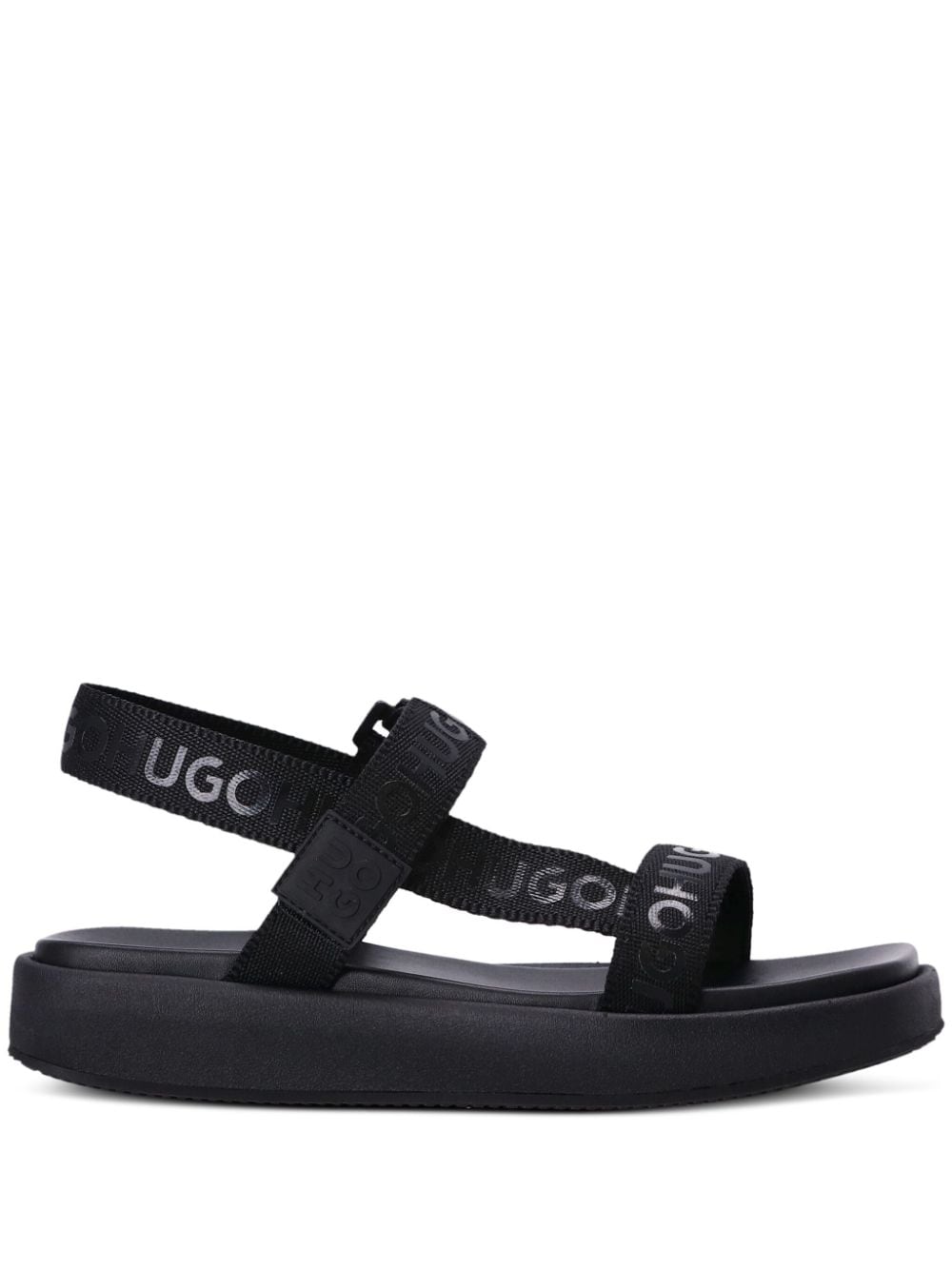 HUGO Emma touch-strap sandals - Black von HUGO