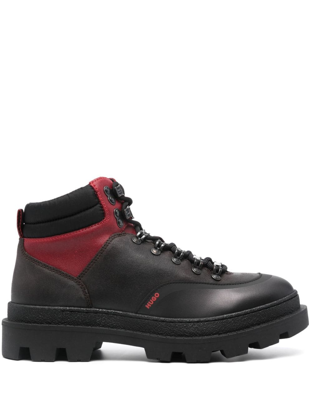 HUGO Graham leather ankle boots - Black von HUGO