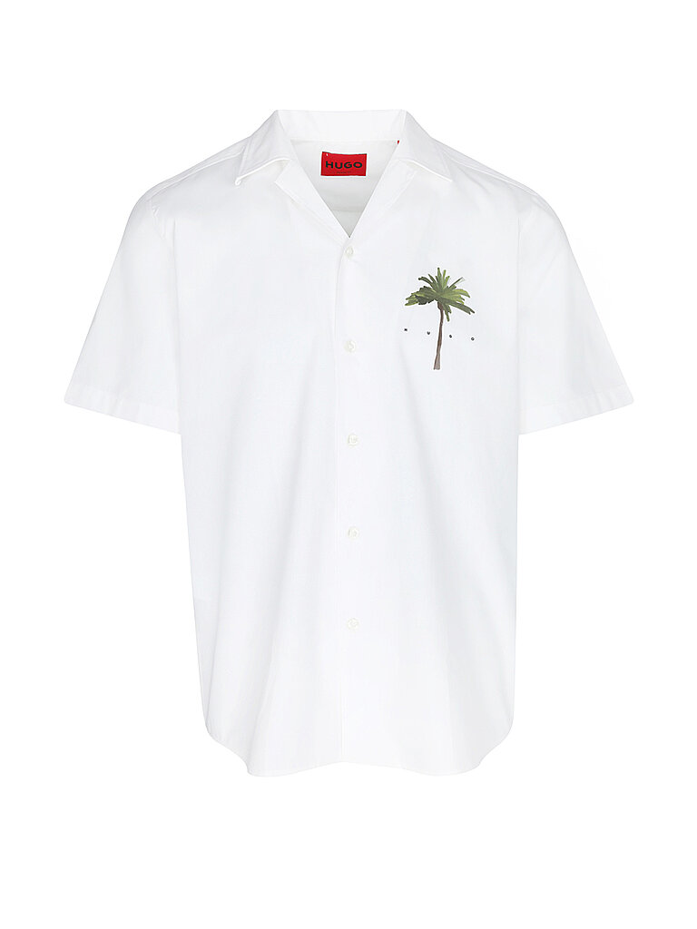 HUGO Hemd Regular Fit ELLINO weiss | XXL von HUGO