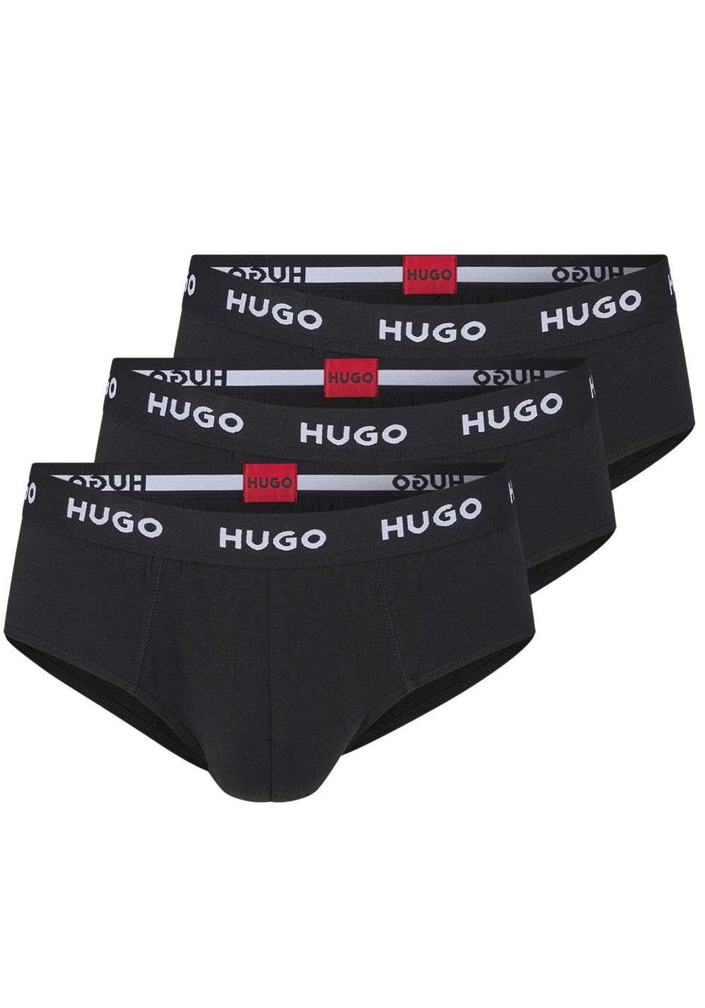 HUGO Underwear Hüftslip »HIPBRIEF TRIPLETPACK«, (Packung, 3 St., 3er Pack), mit modischem HUGO Logo-Elastikbund von HUGO Underwear