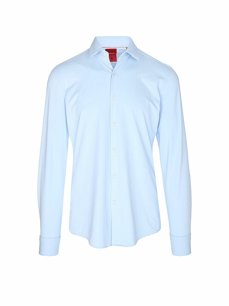HUGO Jerseyhemd Slim Fit KENNO hellblau | 40 HUGO Jerseyhemd Slim Fit KENNO hellblau | 40 von HUGO