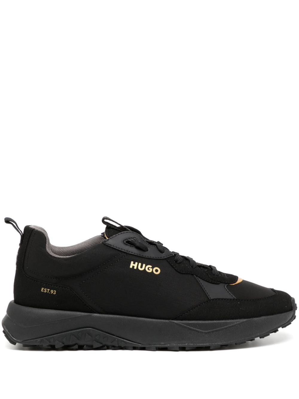 HUGO Kane lace-up sneakers - Black von HUGO