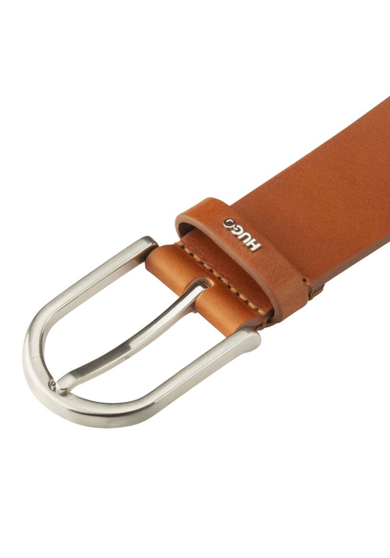 HUGO Ledergürtel »Zoey Belt 3,5cm«, mit kontrastfarbener Boss-Prägung am Verschluss von HUGO