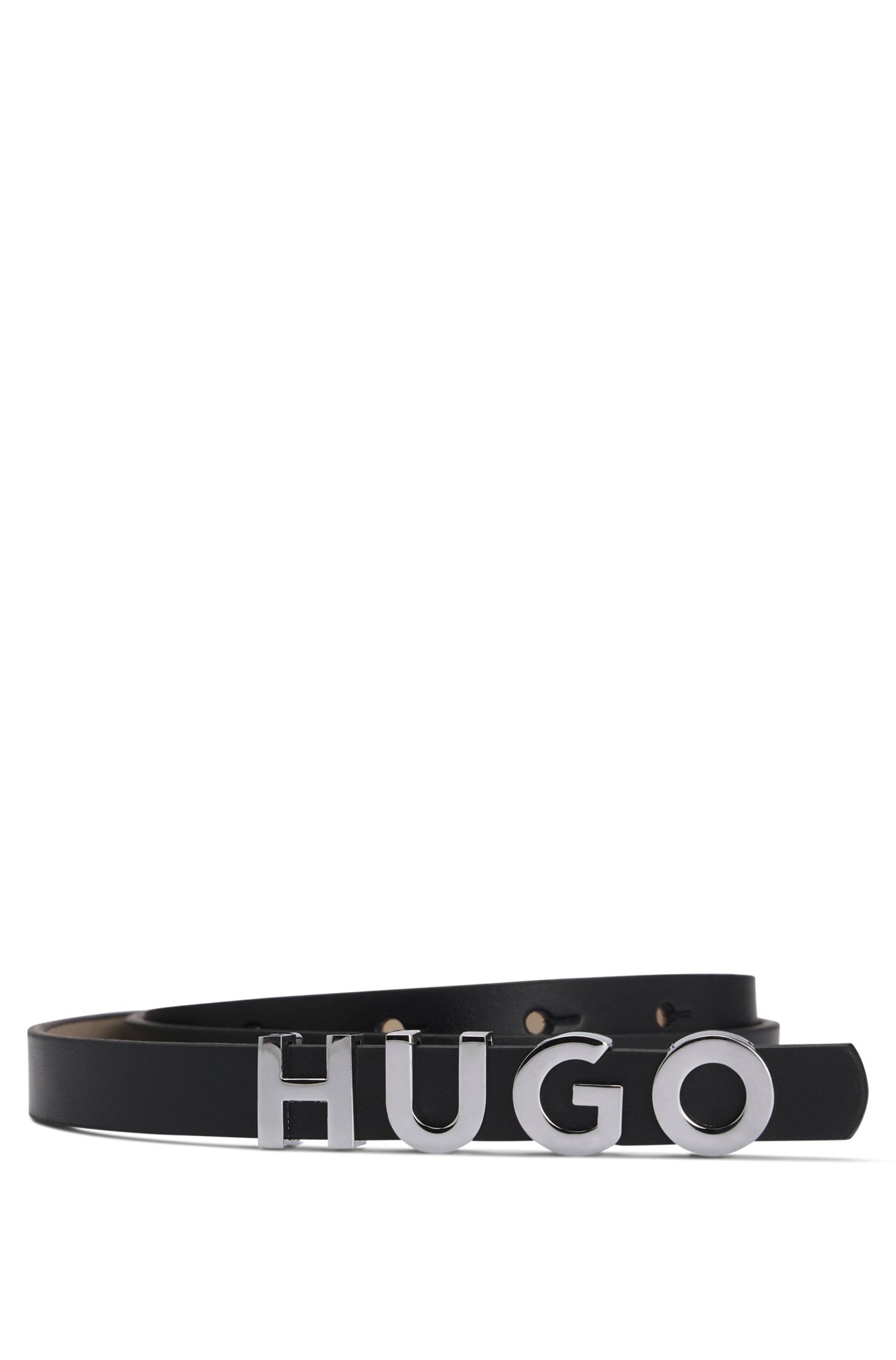 HUGO Ledergürtel »Zula Belt 1,5cm«, Verschluss im HUGO Schriftzug HUGO Ledergürtel »Zula Belt 1,5cm«, Verschluss im HUGO Schriftzug von HUGO