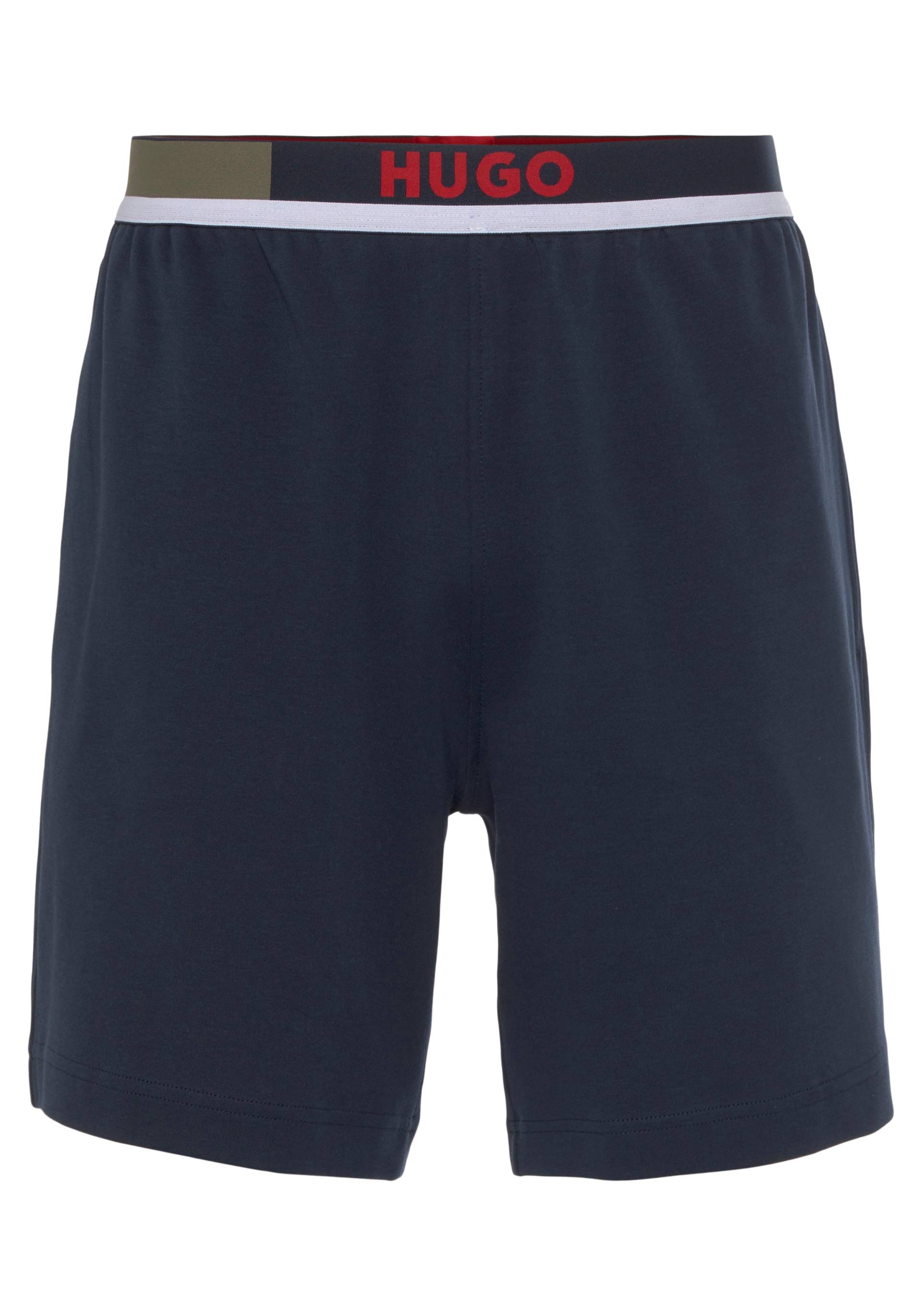 HUGO Underwear Pyjamashorts »Colorblock Shorts«, mit elastischem Bund von HUGO Underwear