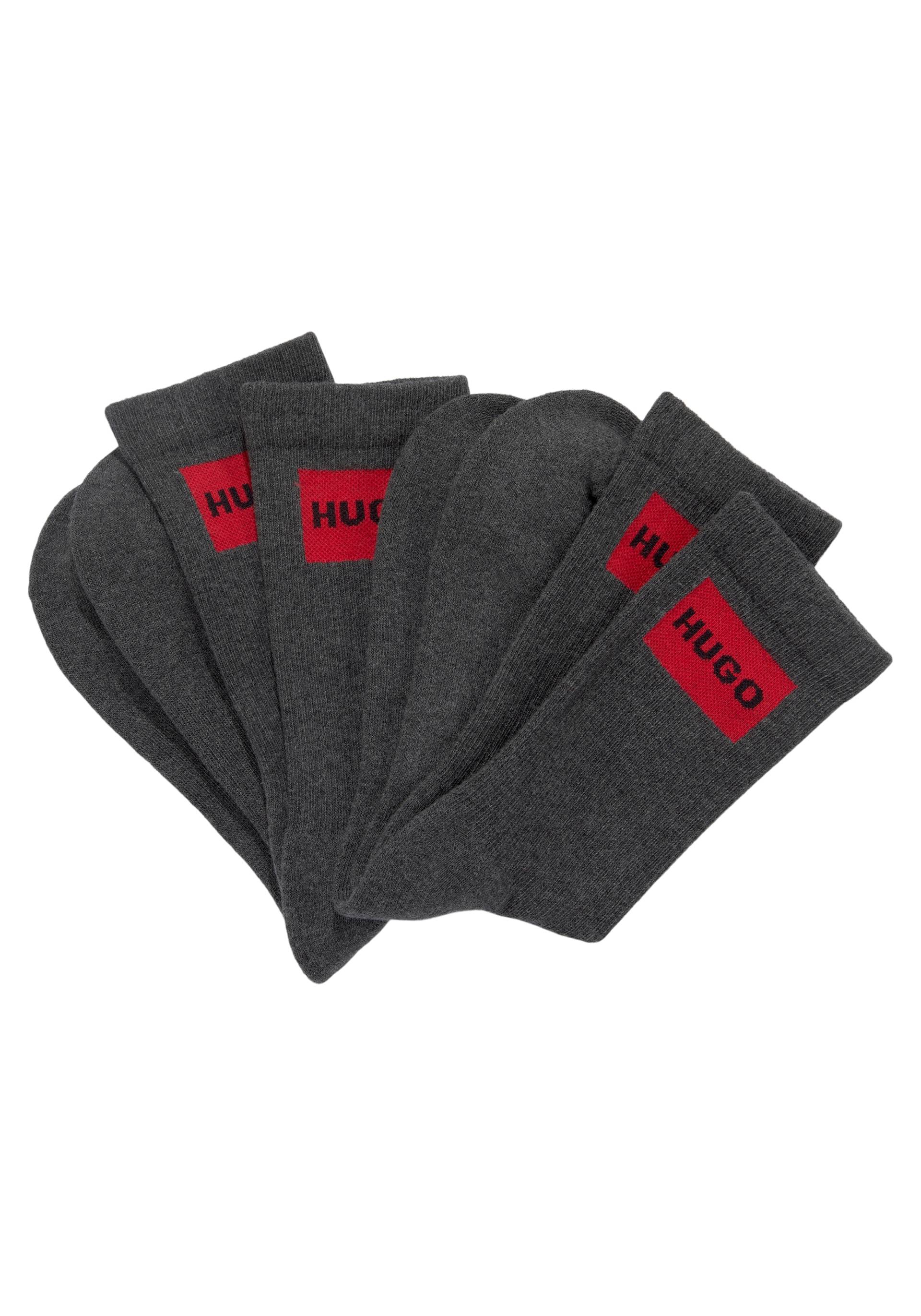 HUGO Underwear Socken »2P QS RIB LAB COL CC«, (Packung, 2er Pack) von HUGO Underwear