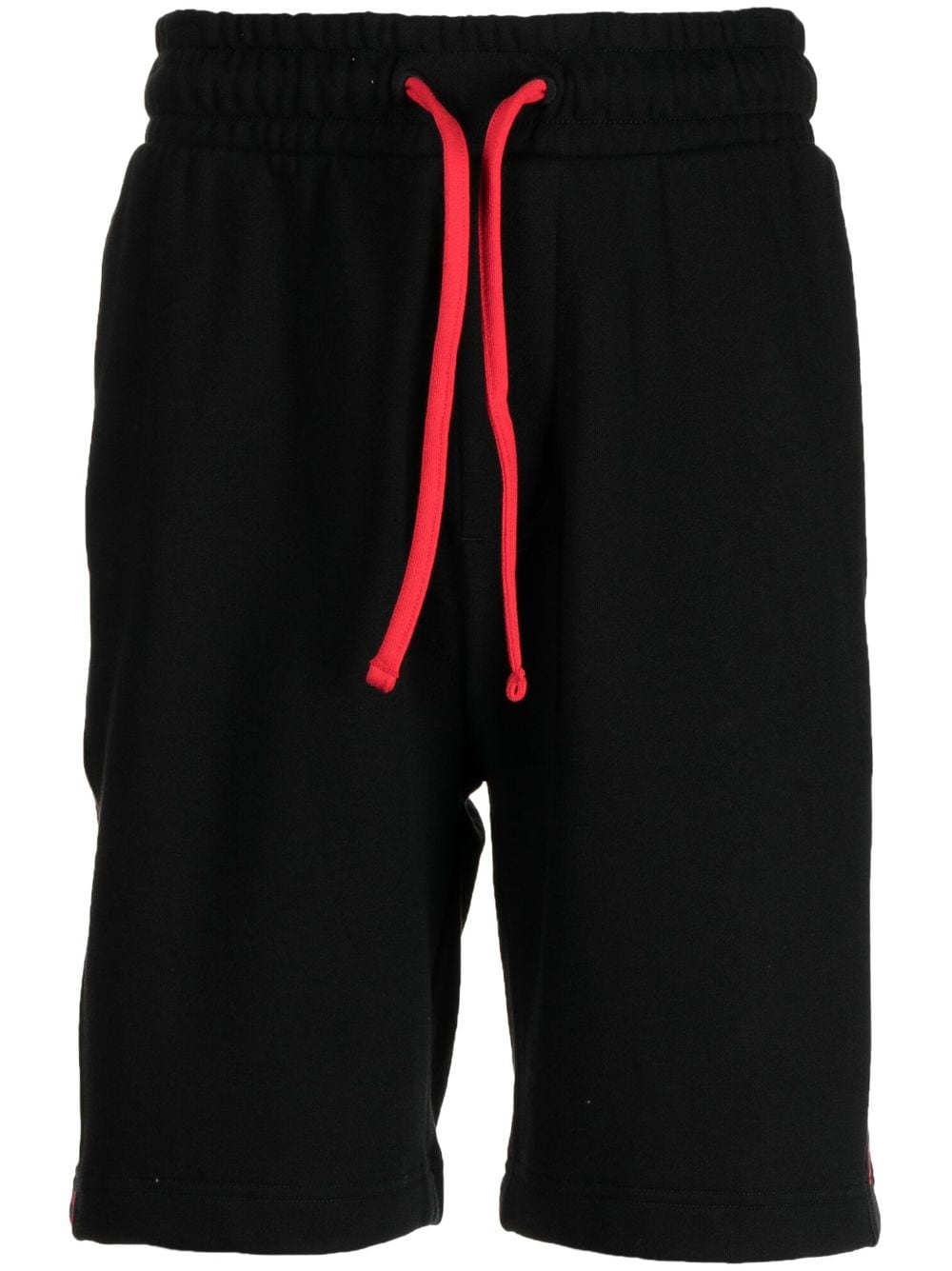 HUGO drawstring cotton track shorts - Black von HUGO