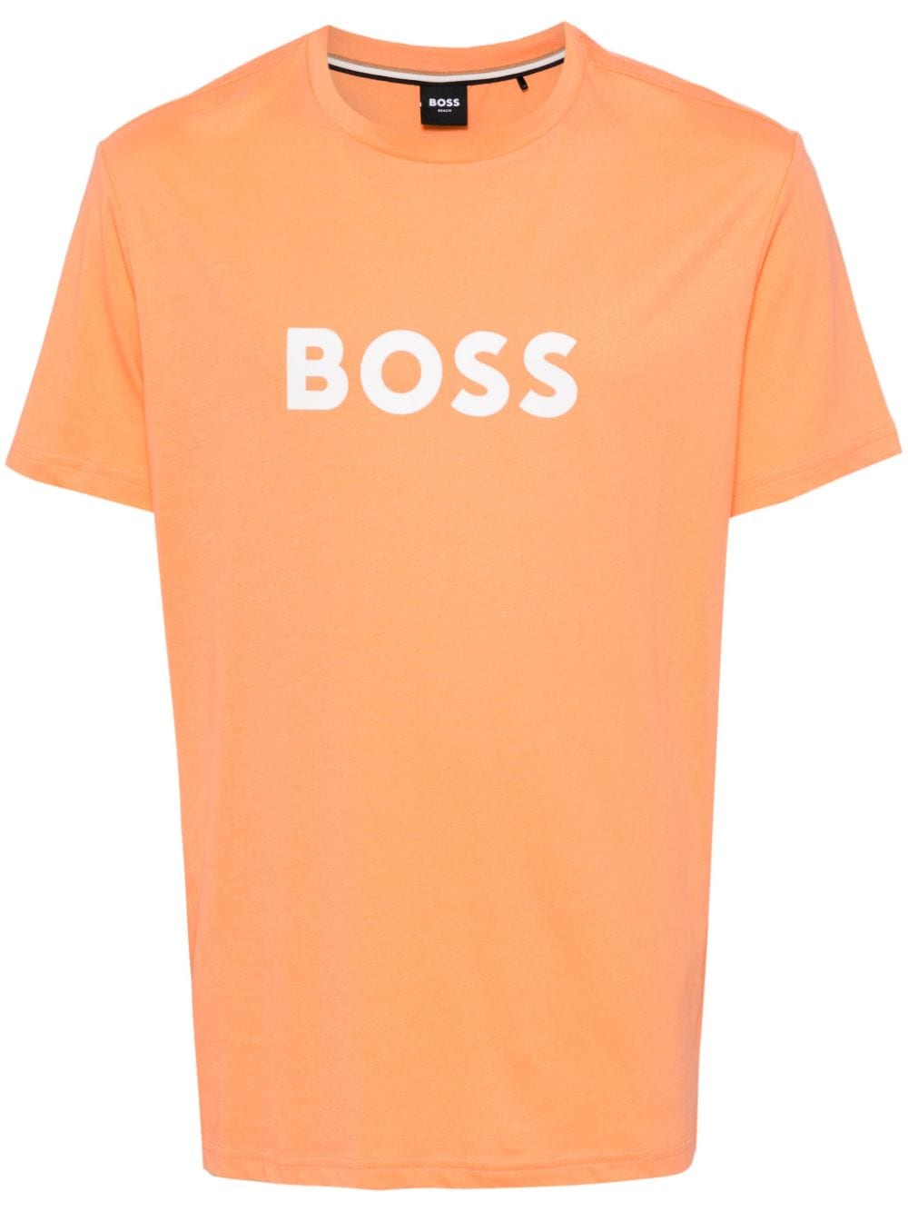 HUGO logo-print cotton T-shirt - Orange von HUGO