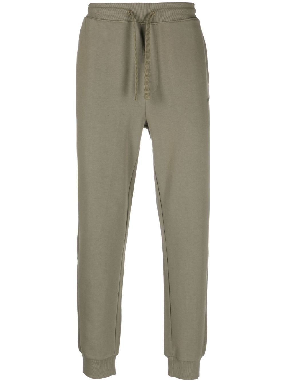 HUGO logo-print cotton track pants - Green von HUGO