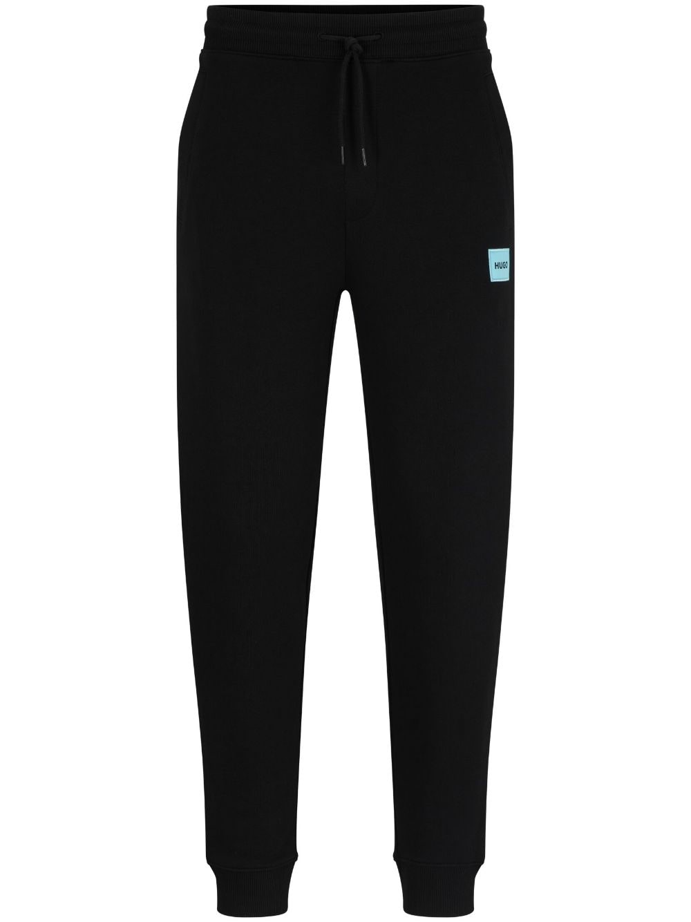 HUGO logo-tag track pants - Black von HUGO