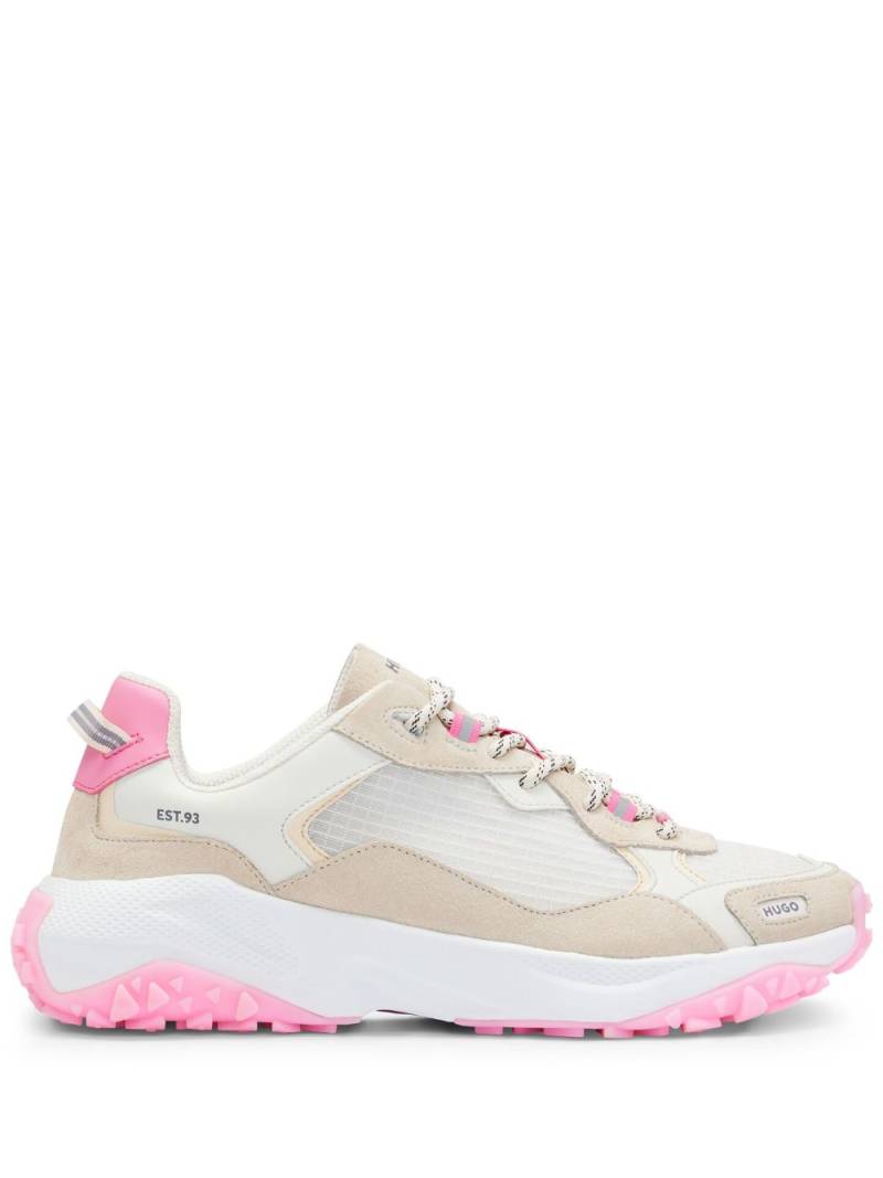 HUGO panelled low-top sneakers - Pink von HUGO