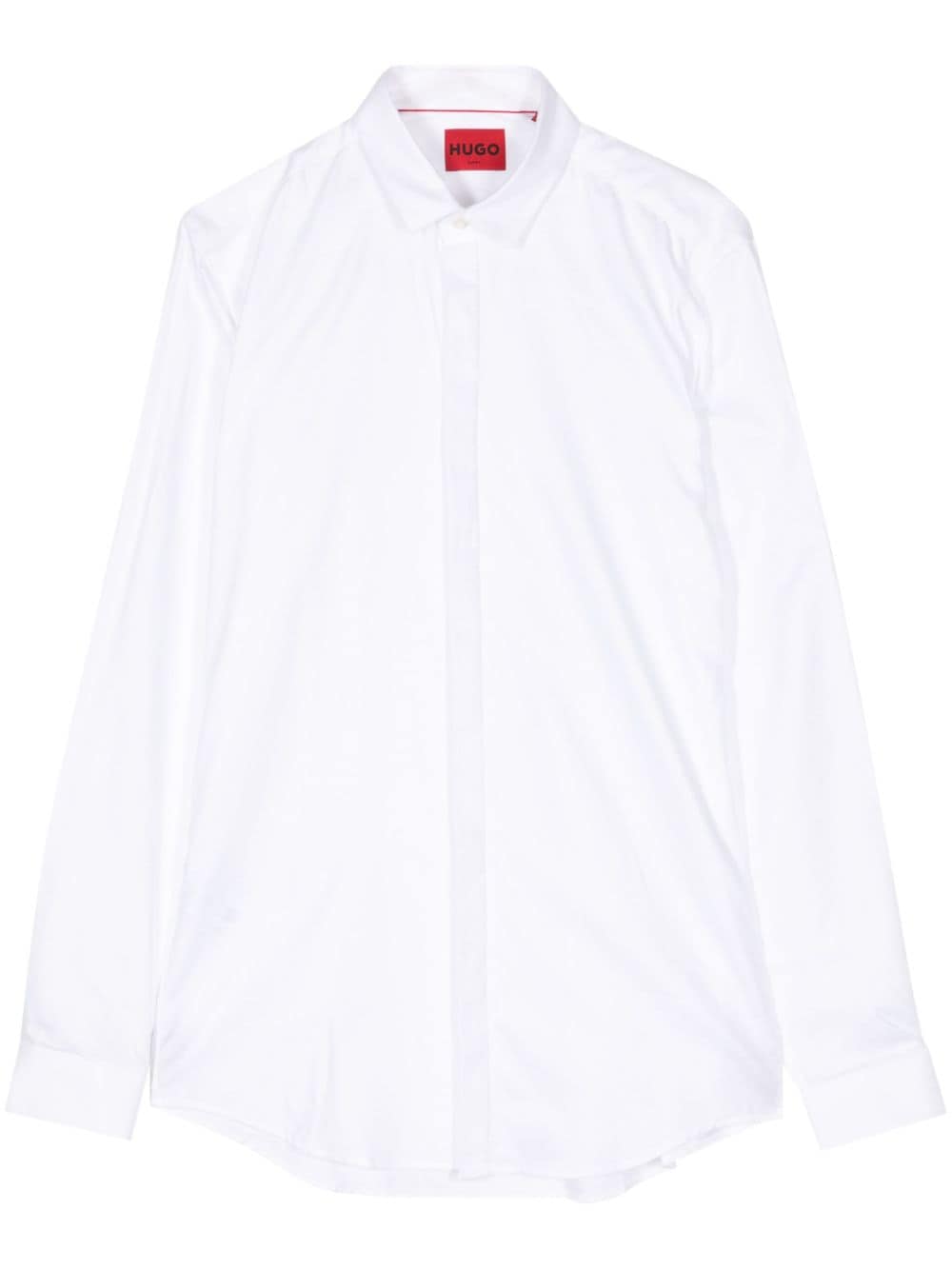 HUGO plain cotton shirt - White von HUGO