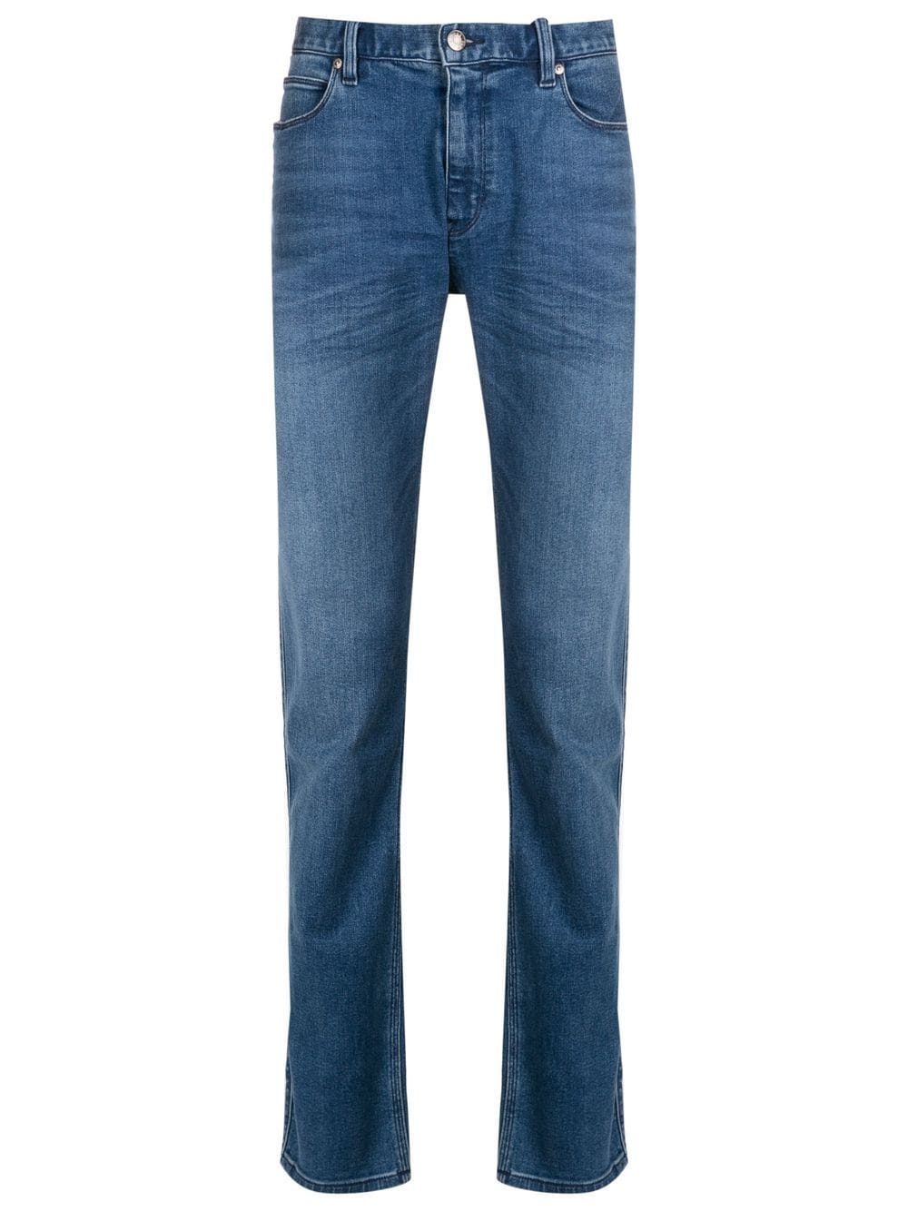 HUGO slim-fit stonewashed jeans - Blue von HUGO