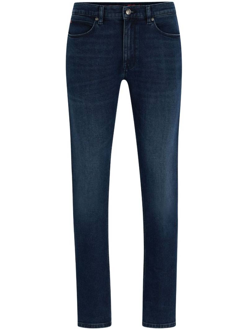 HUGO slim-fit stretch-cotton jeans - Blue von HUGO
