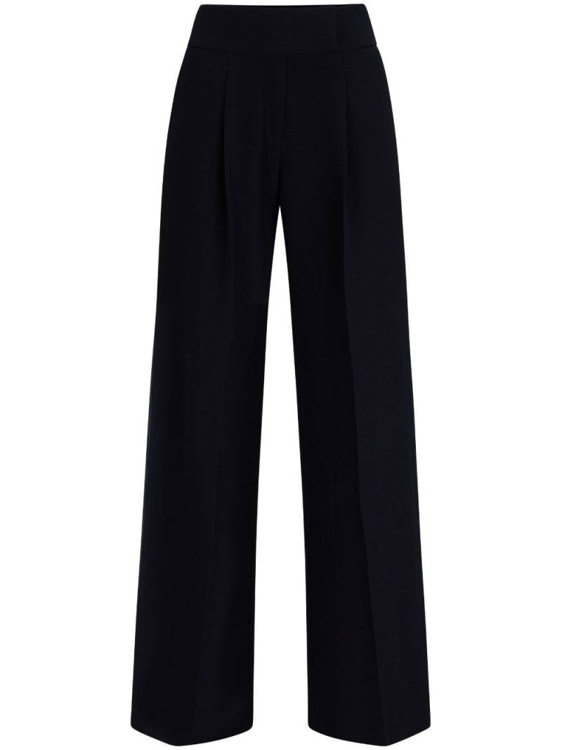 HUGO tailored straight-leg trousers - Blue von HUGO