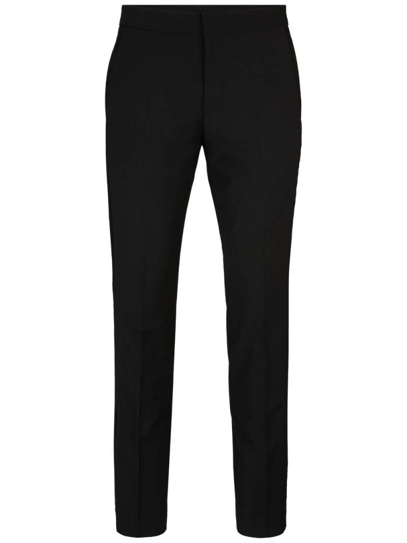 HUGO tapered-leg tailored trousers - Black von HUGO