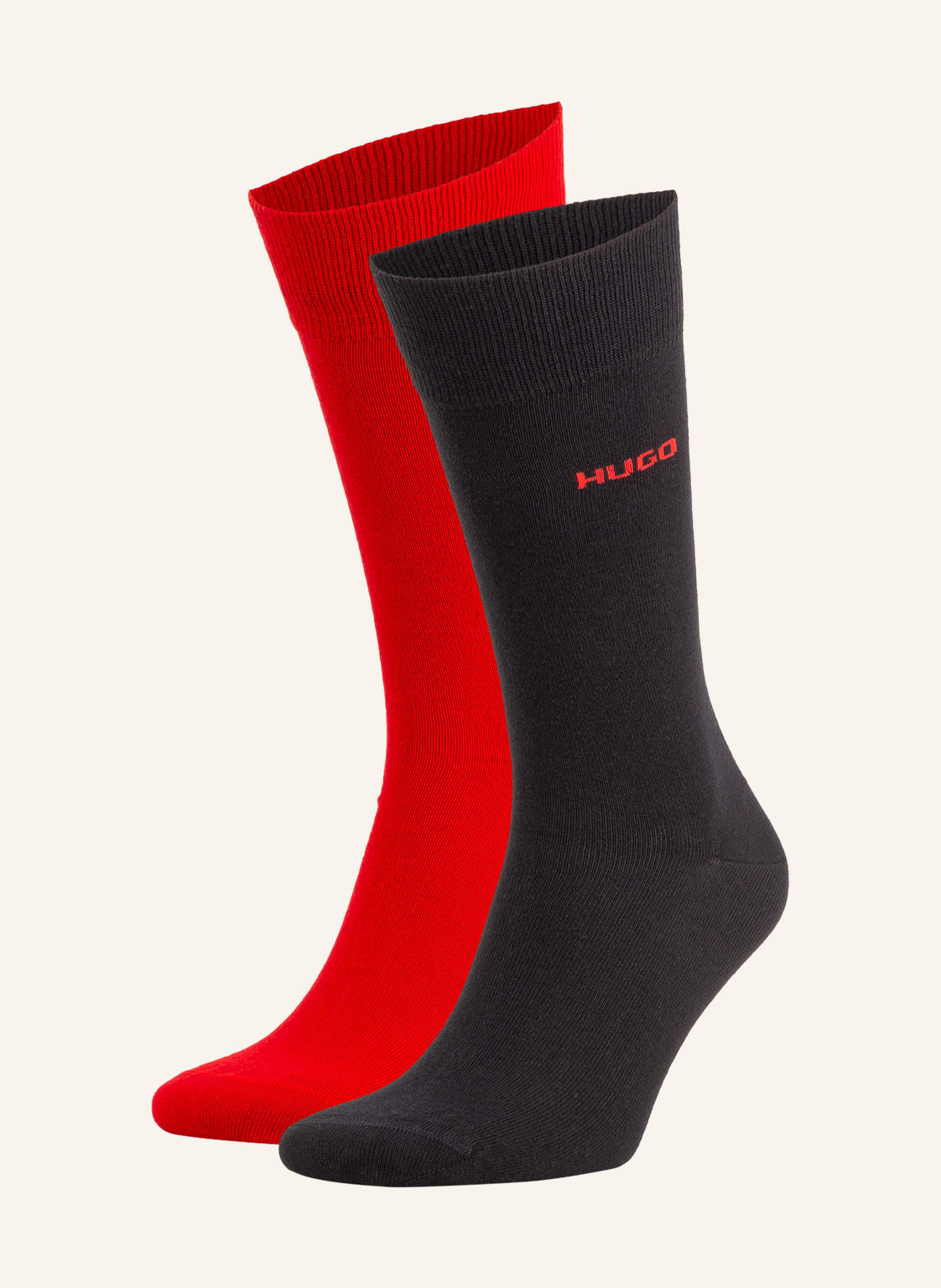 Hugo 2er-Pack Socken schwarz von HUGO