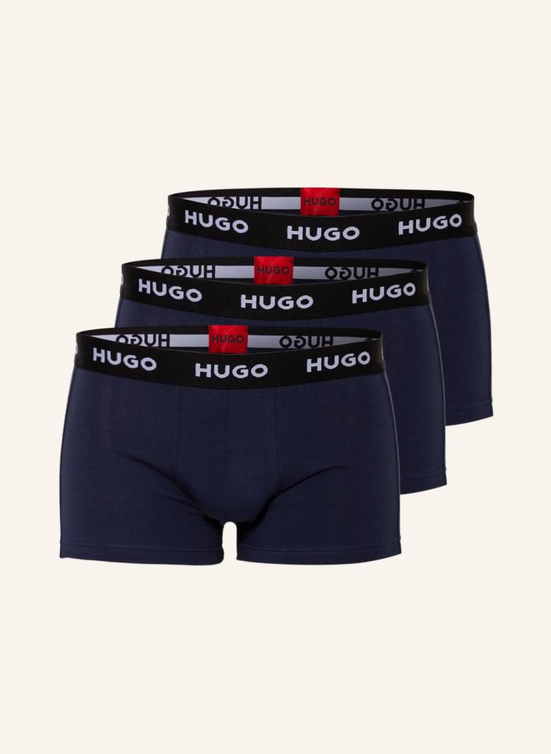 Hugo 3er-Pack Boxershorts blau von HUGO