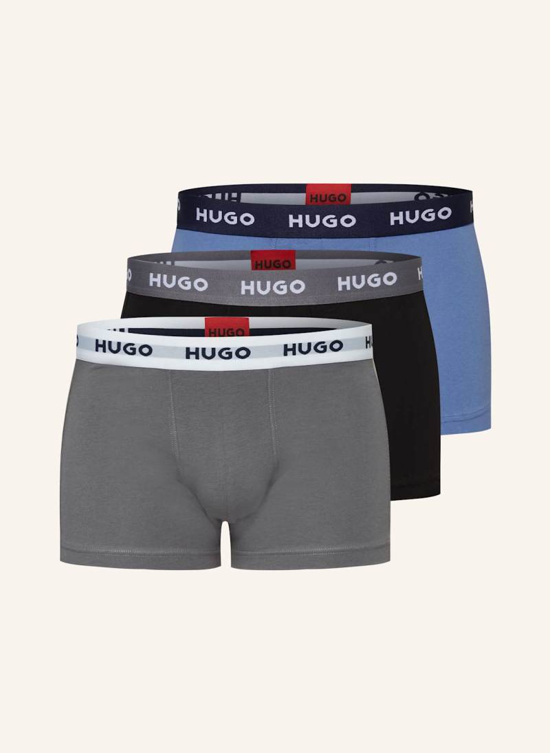 Hugo 3er-Pack Boxershorts blau von HUGO