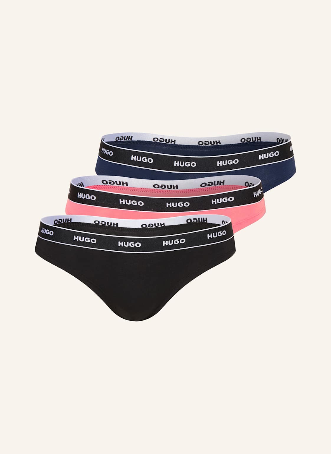 Hugo 3er-Pack Strings pink Hugo 3er-Pack Strings pink von HUGO