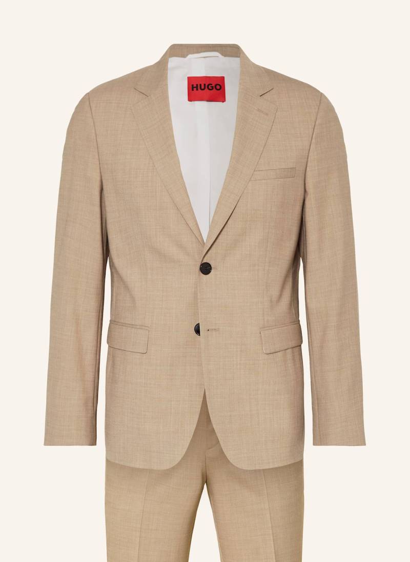 Hugo Anzug Arti-Hesten Extra Slim Fit beige von HUGO