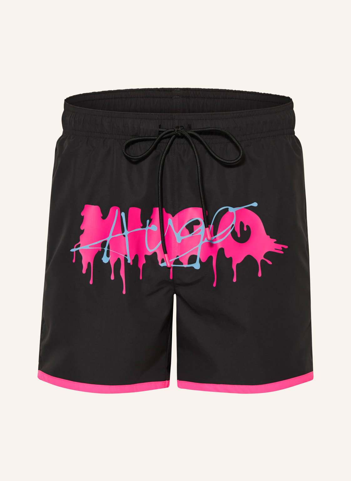 Hugo Badeshorts Cisco schwarz von HUGO