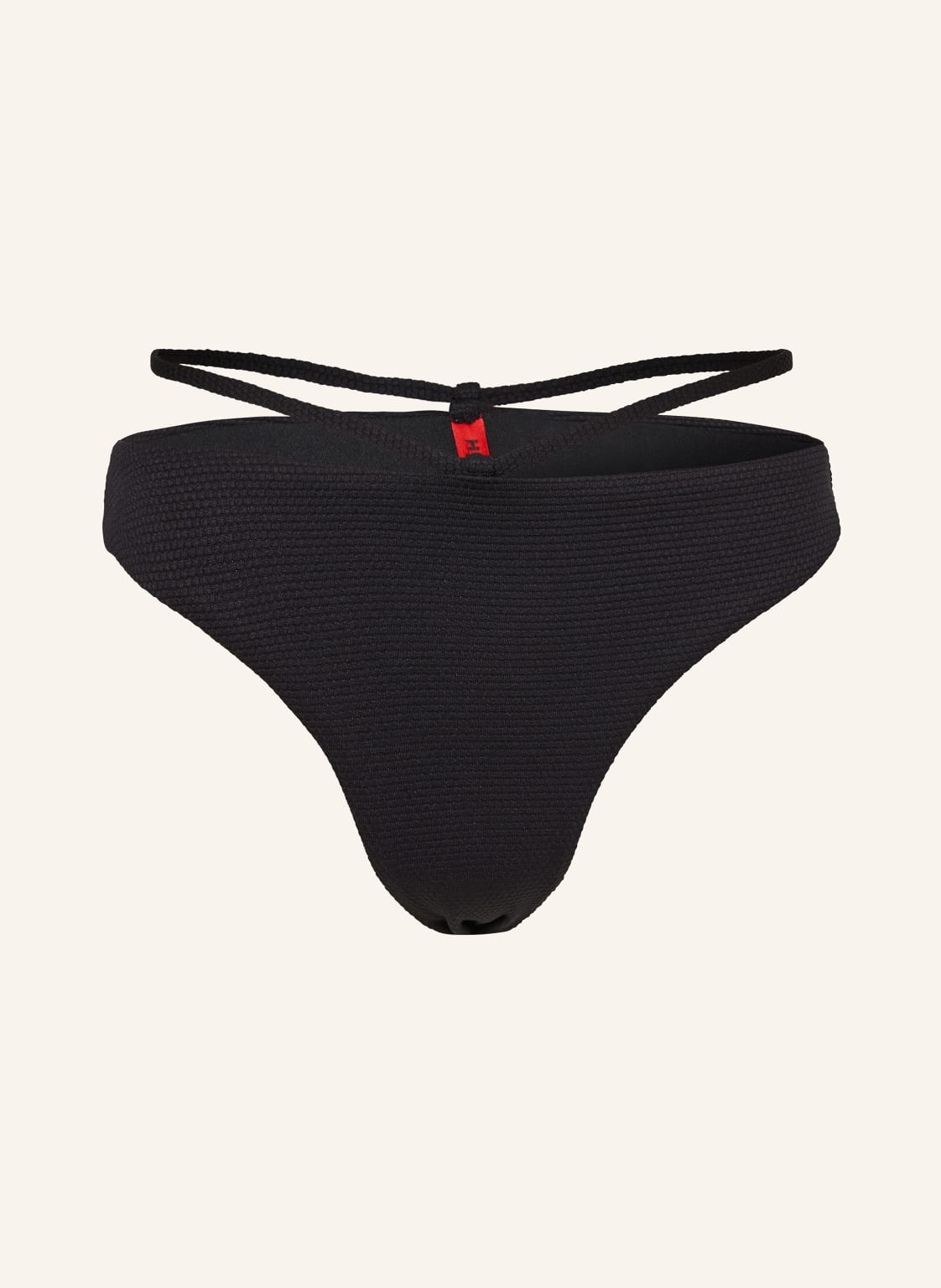 Hugo Basic-Bikini-Hose Red Label schwarz von HUGO