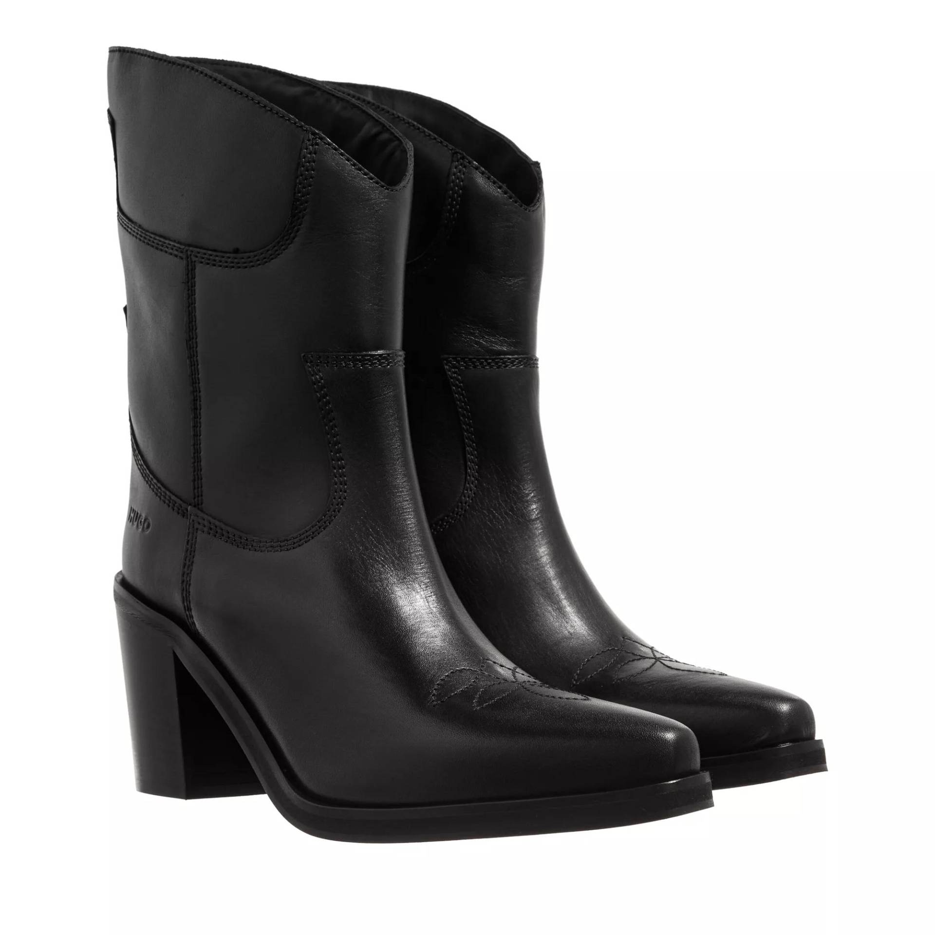 Hugo Boots & Stiefeletten - Miley Heel Bootie 70 - Gr. 37 (EU) - in Schwarz - für Damen von HUGO