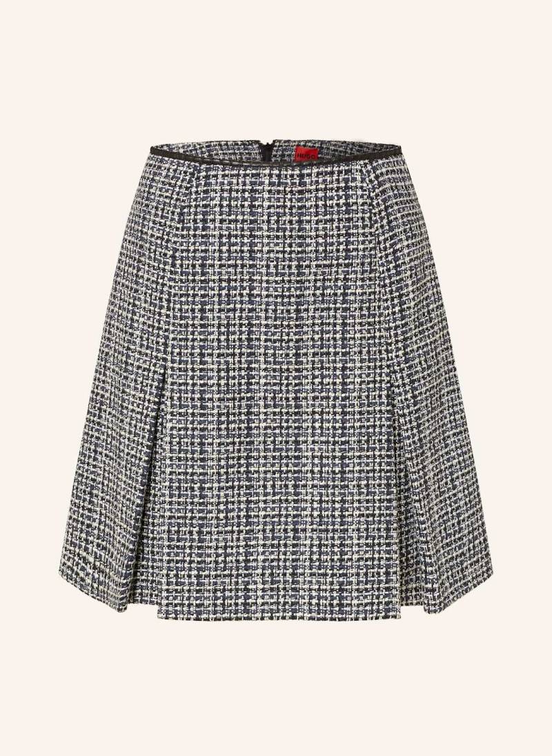 Hugo Faltenrock Ratira Aus Tweed blau von HUGO