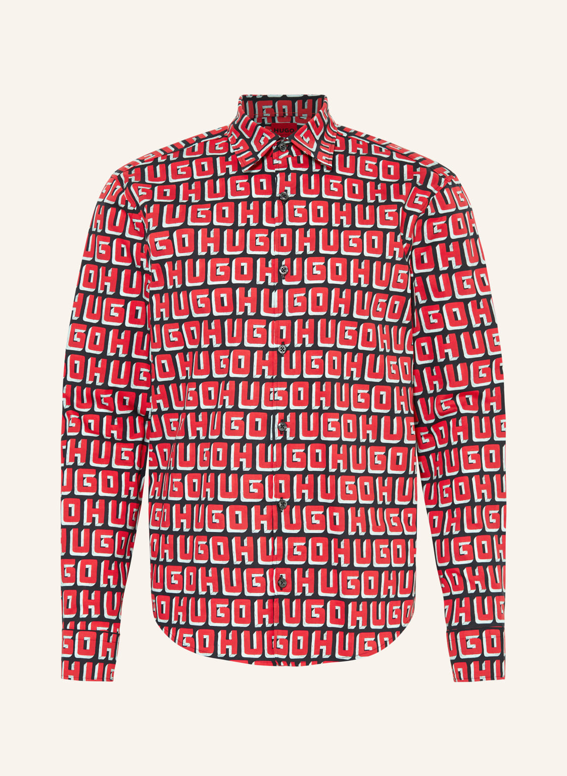 Hugo Hemd Ermo Casual Slim Fit rot Hugo Hemd Ermo Casual Slim Fit rot von HUGO