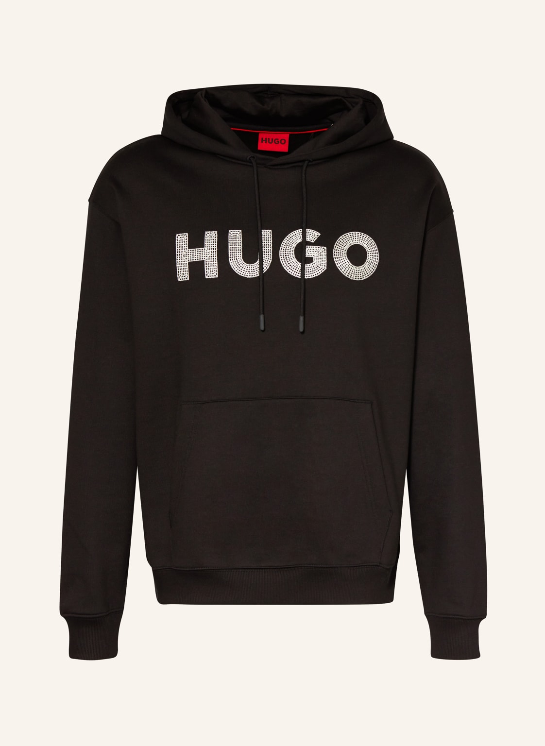 Hugo Hoodie Drochood schwarz von HUGO