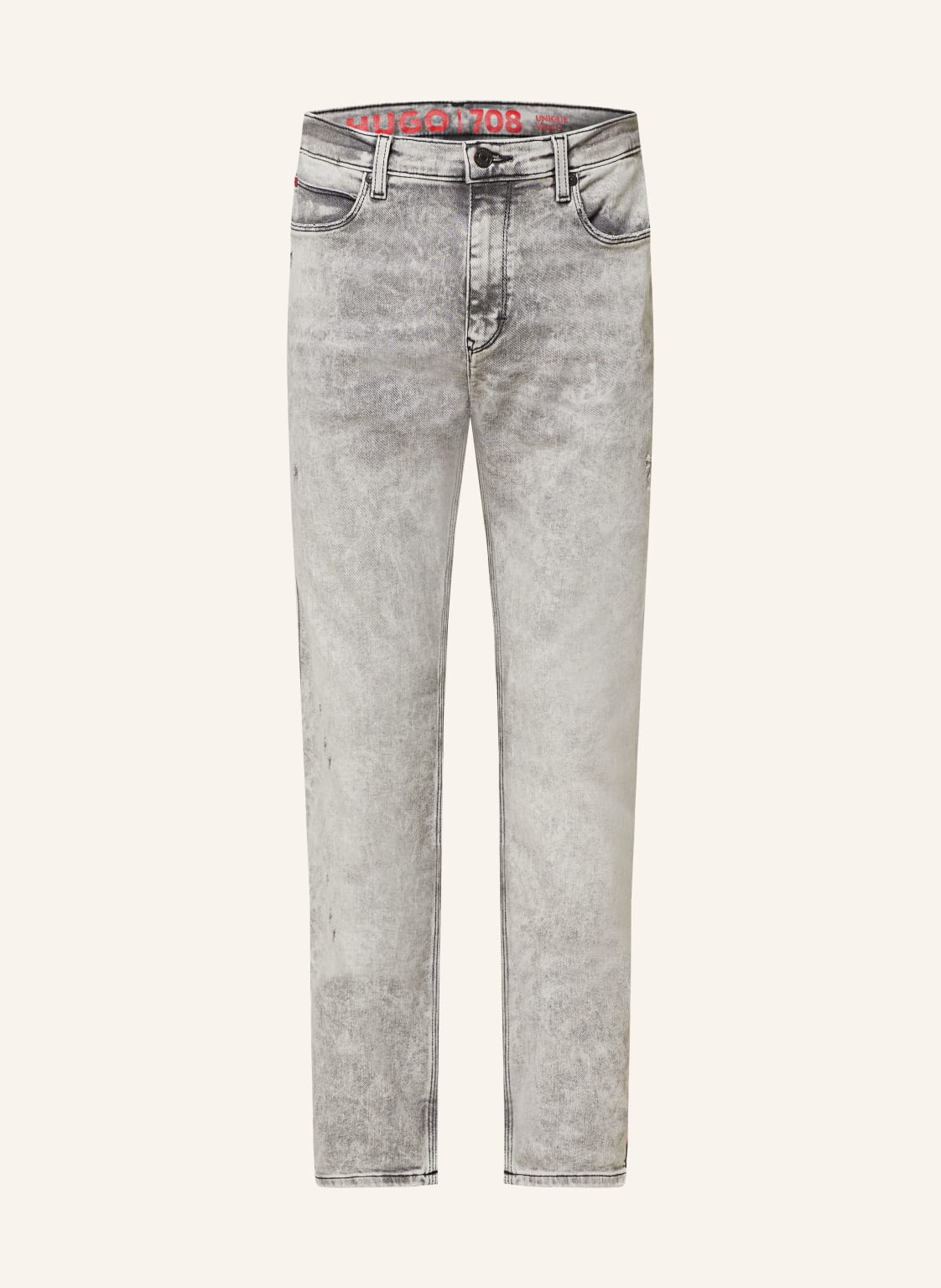 Hugo Jeans Hugo 708 Slim Fit silber von HUGO