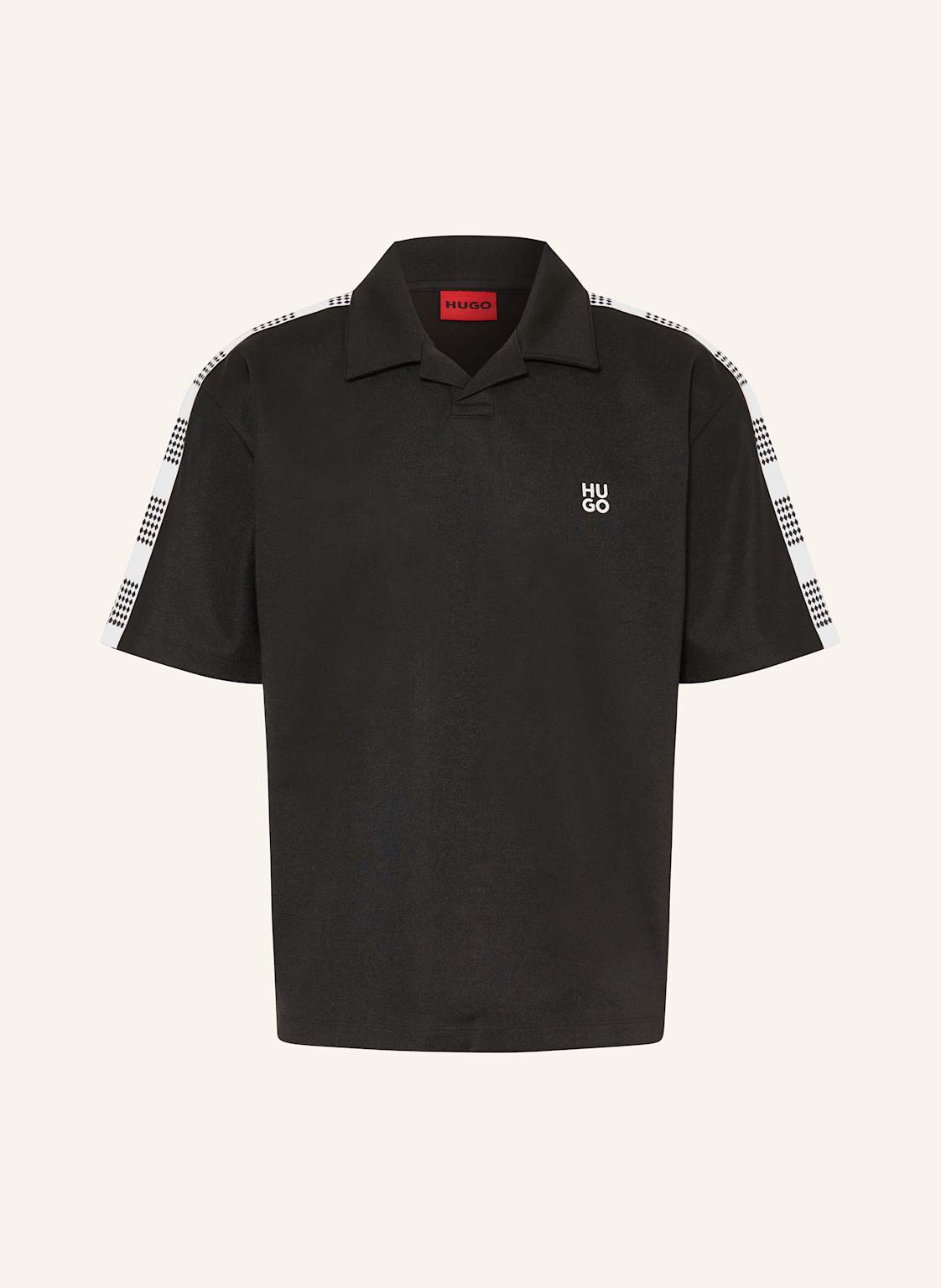 Hugo Jersey-Poloshirt Dalpars schwarz Hugo Jersey-Poloshirt Dalpars schwarz von HUGO