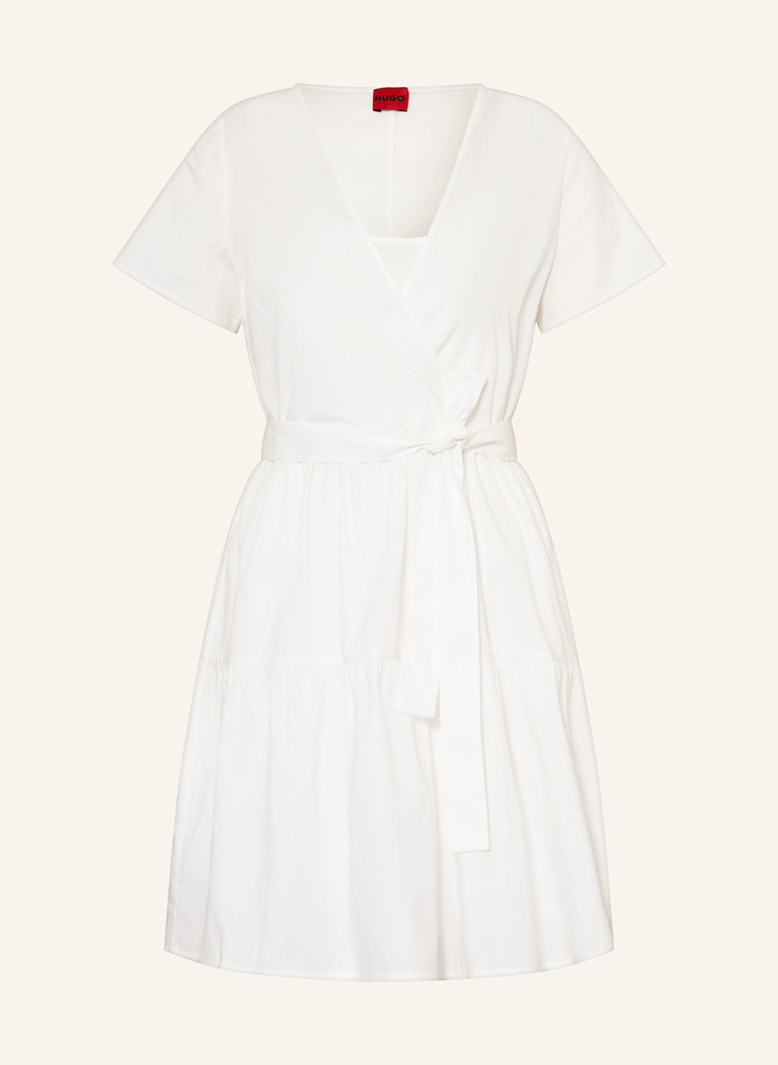 Hugo Kleid Kilisa Mit Rüschen weiss Hugo Kleid Kilisa Mit Rüschen weiss von HUGO