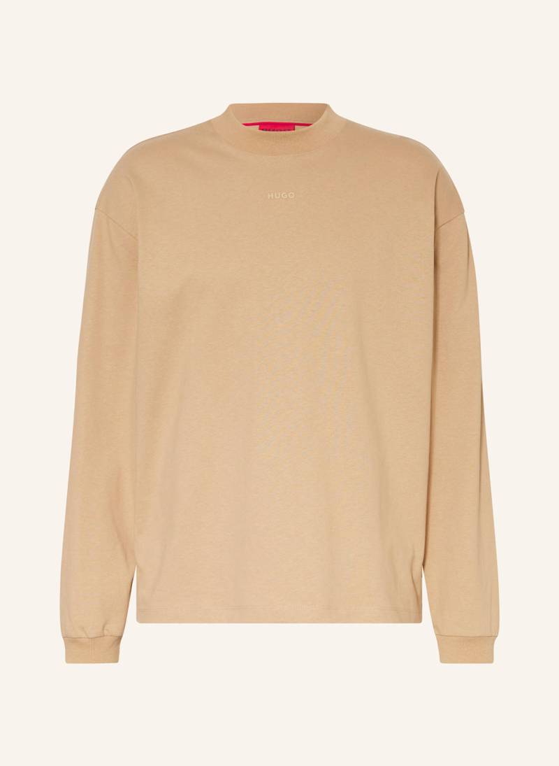 Hugo Longsleeve Daposo beige von HUGO