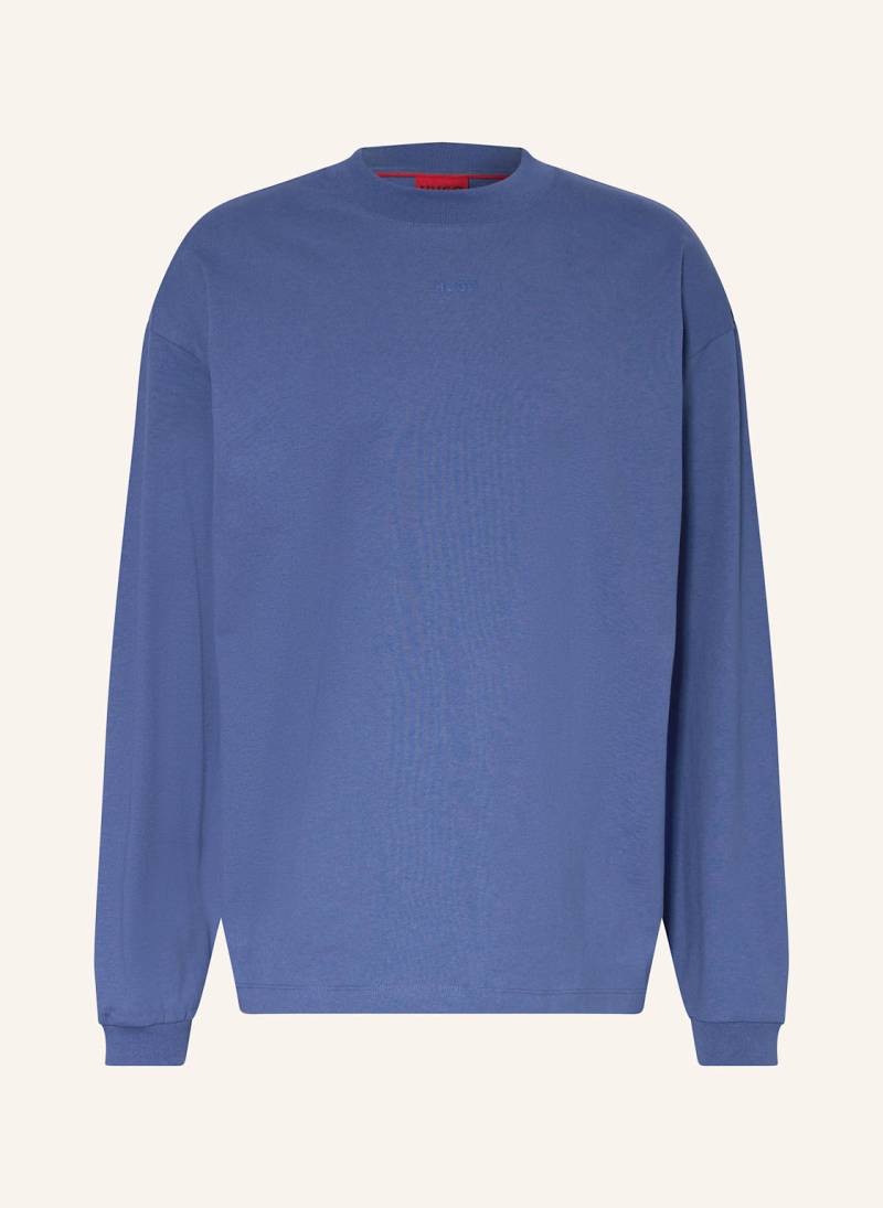 Hugo Longsleeve Daposo blau von HUGO