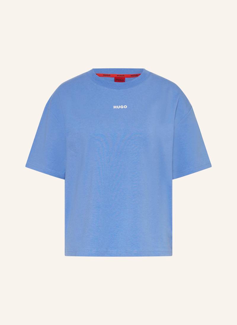 Hugo Lounge-Shirt Shuffle blau von HUGO
