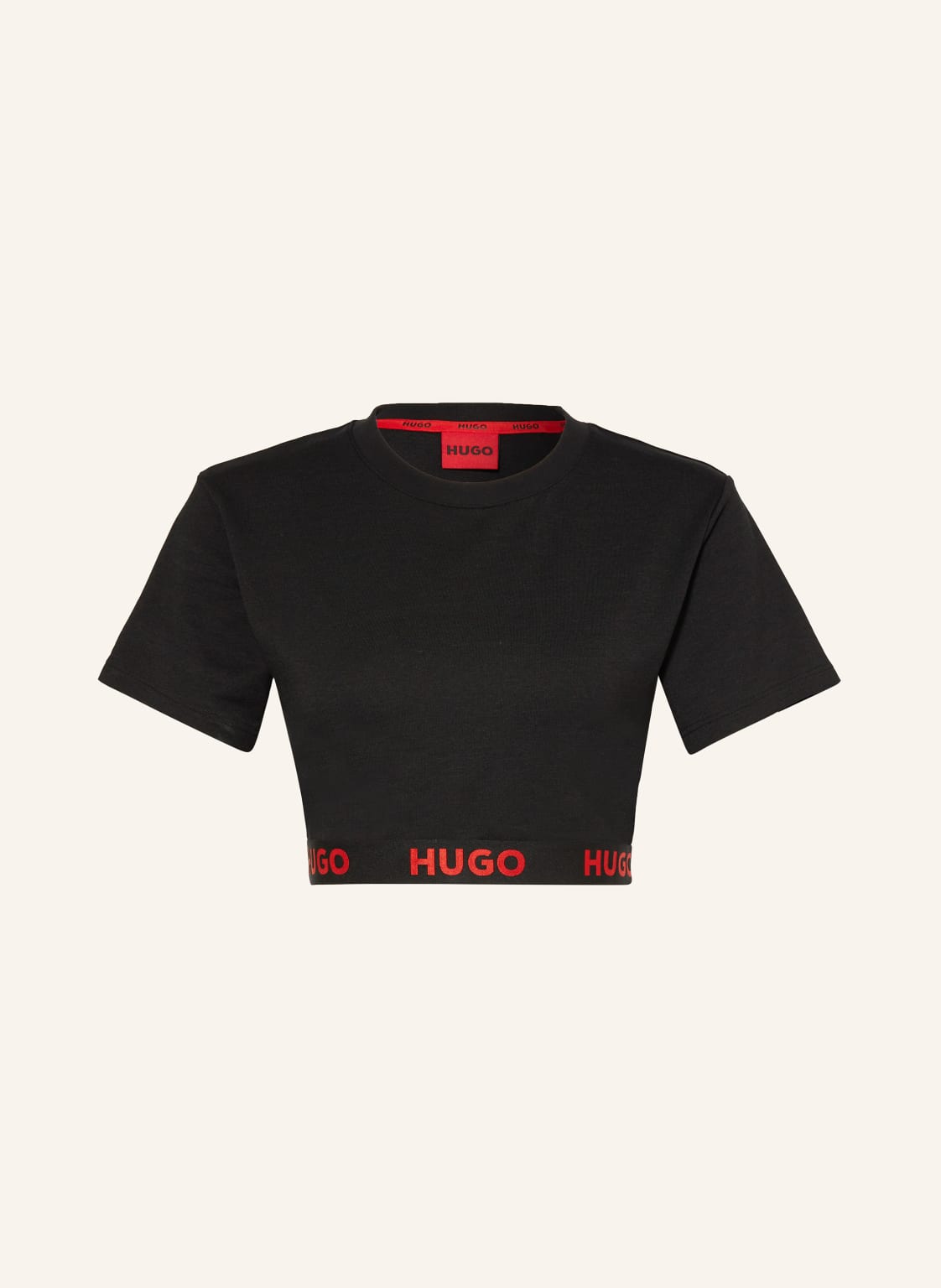 Hugo Lounge-Shirt schwarz von HUGO
