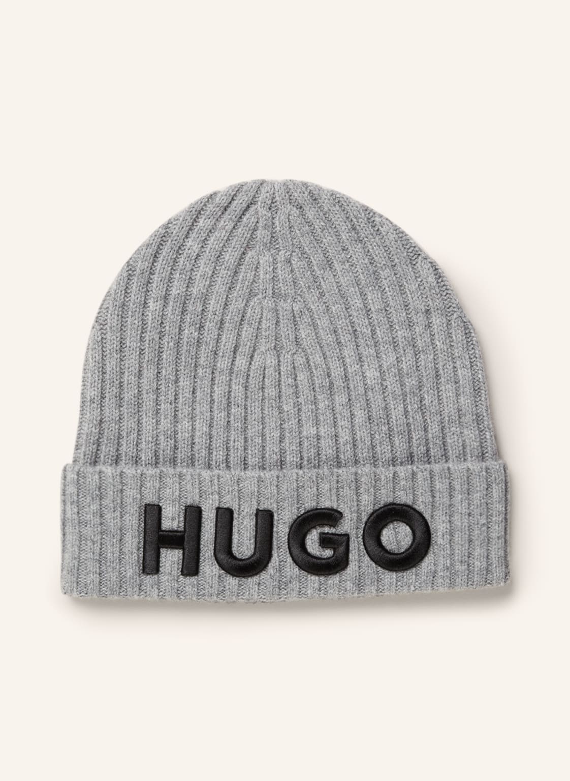 Hugo Mütze Unisex grau von HUGO