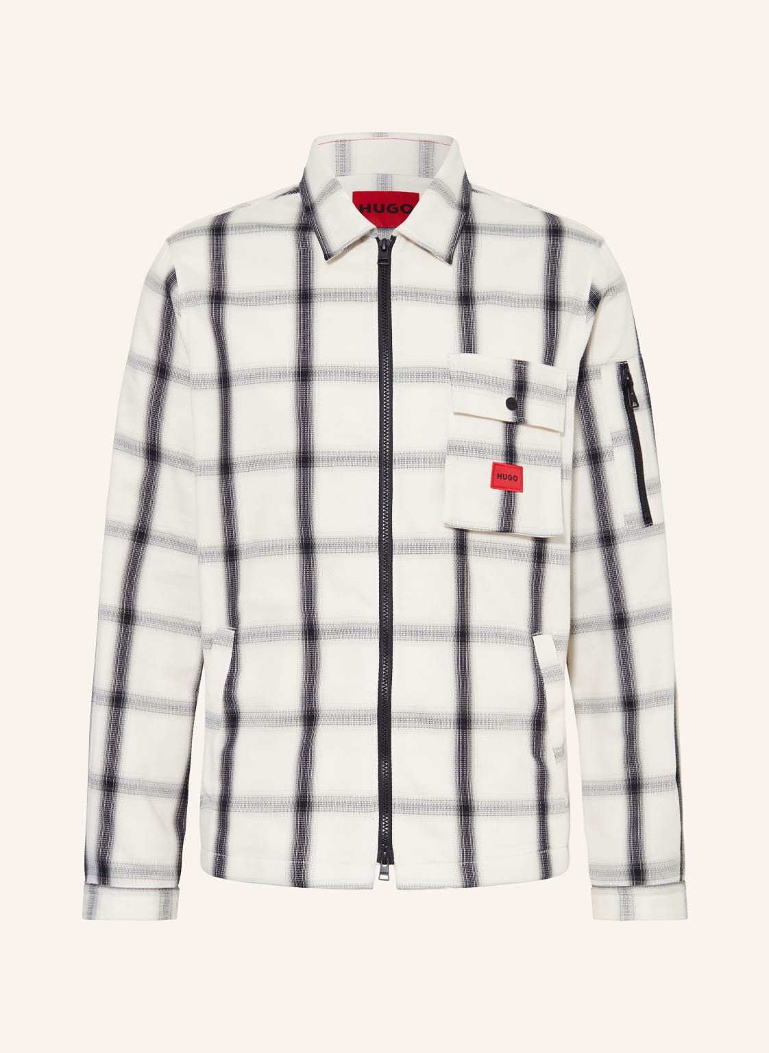 Hugo Overshirt Emmond weiss von HUGO