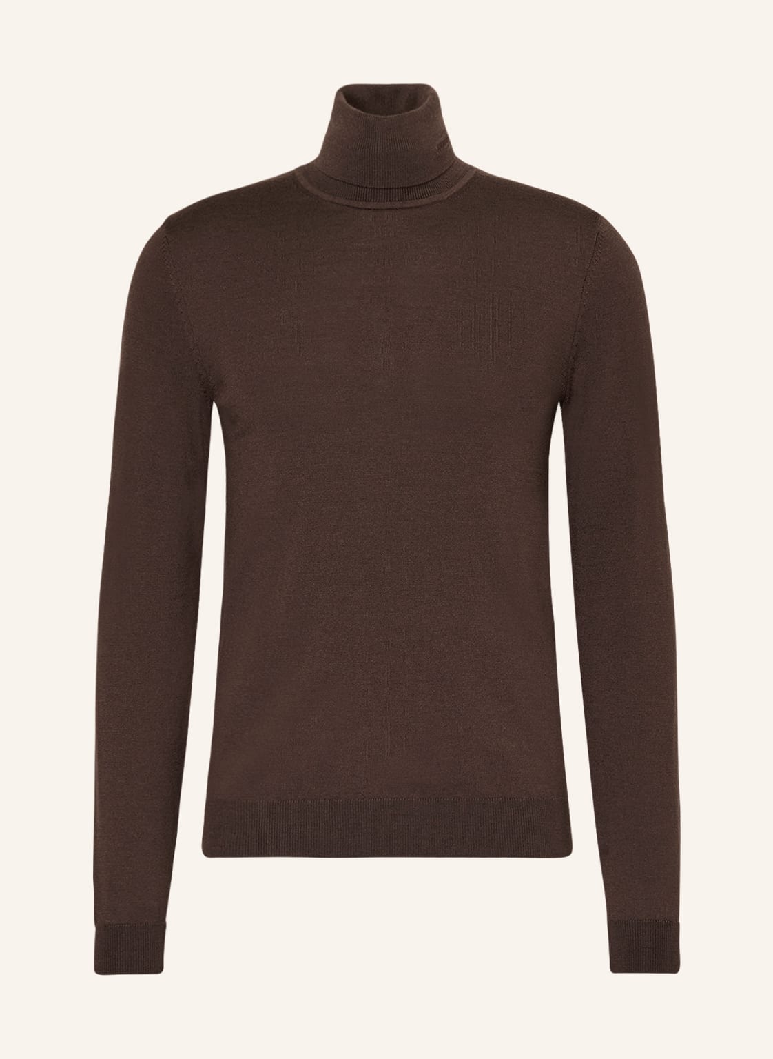 Hugo Rollkragenpullover San Thomas braun von HUGO