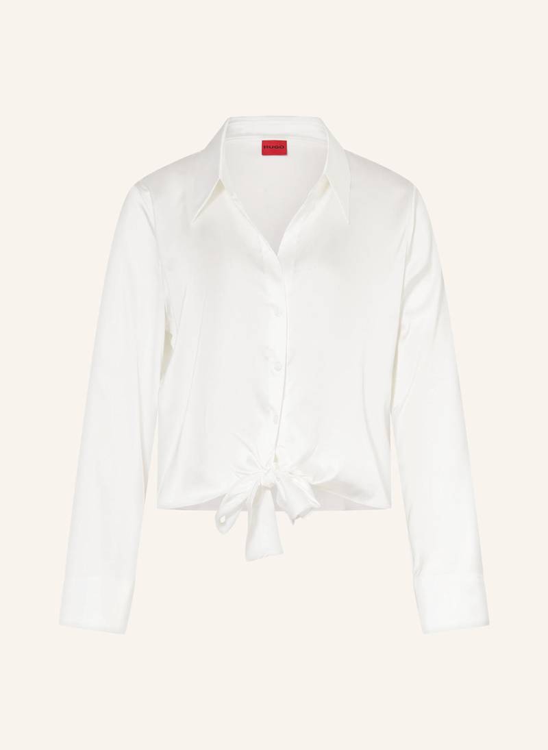 Hugo Satinbluse Errika weiss von HUGO