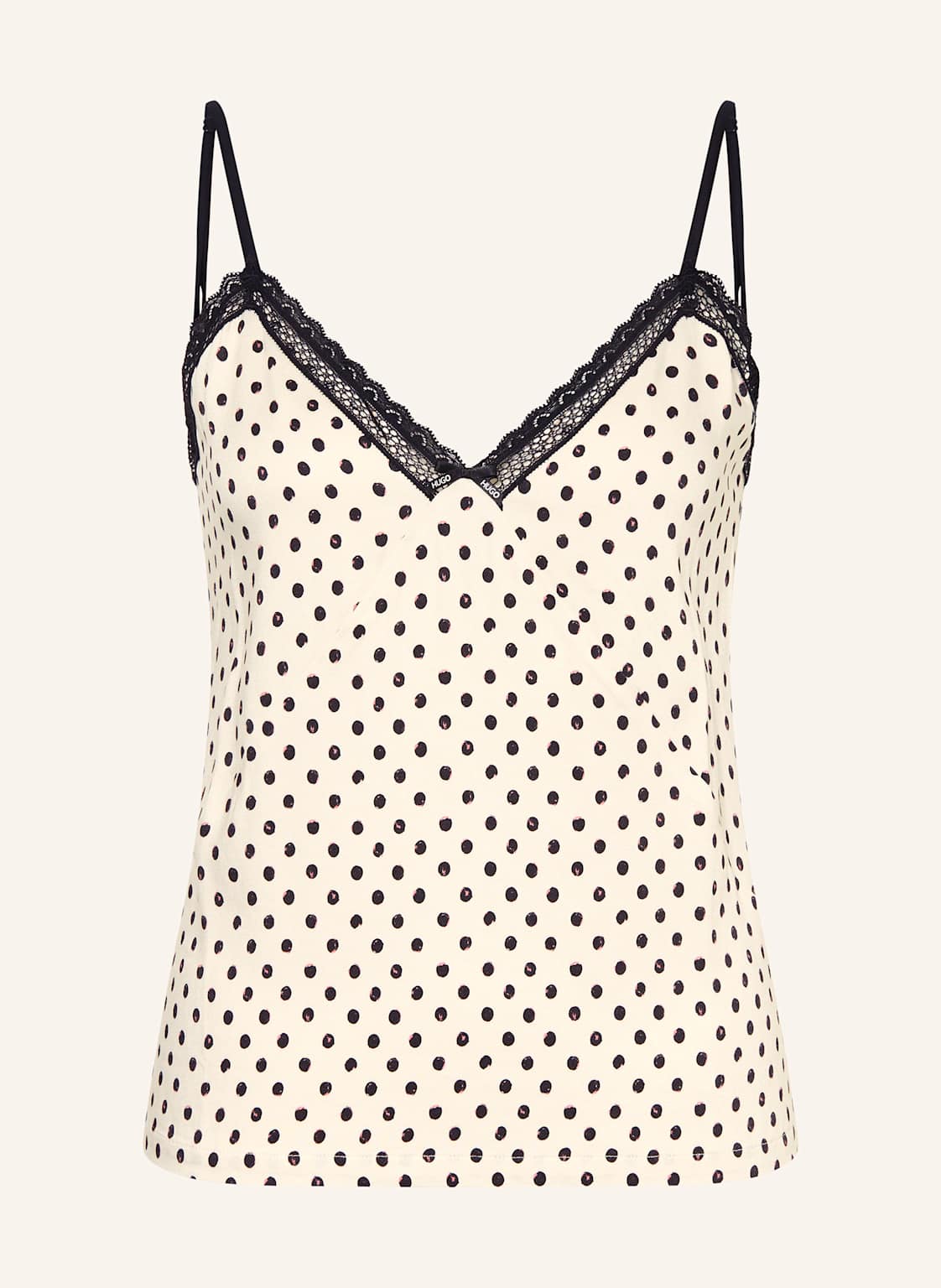 Hugo Schlaftop Polka Dot weiss von HUGO