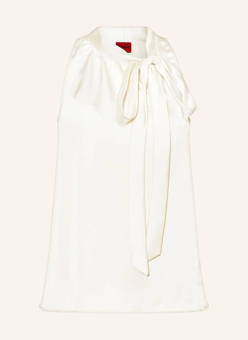 Hugo Schluppenbluse Celuni Aus Satin weiss von HUGO