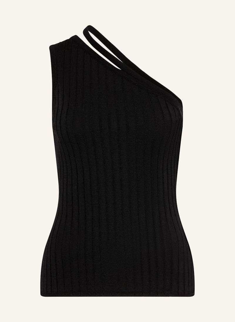 Hugo Stricktop Sepinto Mit Cut-Out schwarz von HUGO