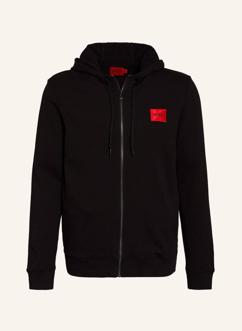 Hugo Sweatjacke Daple schwarz von HUGO