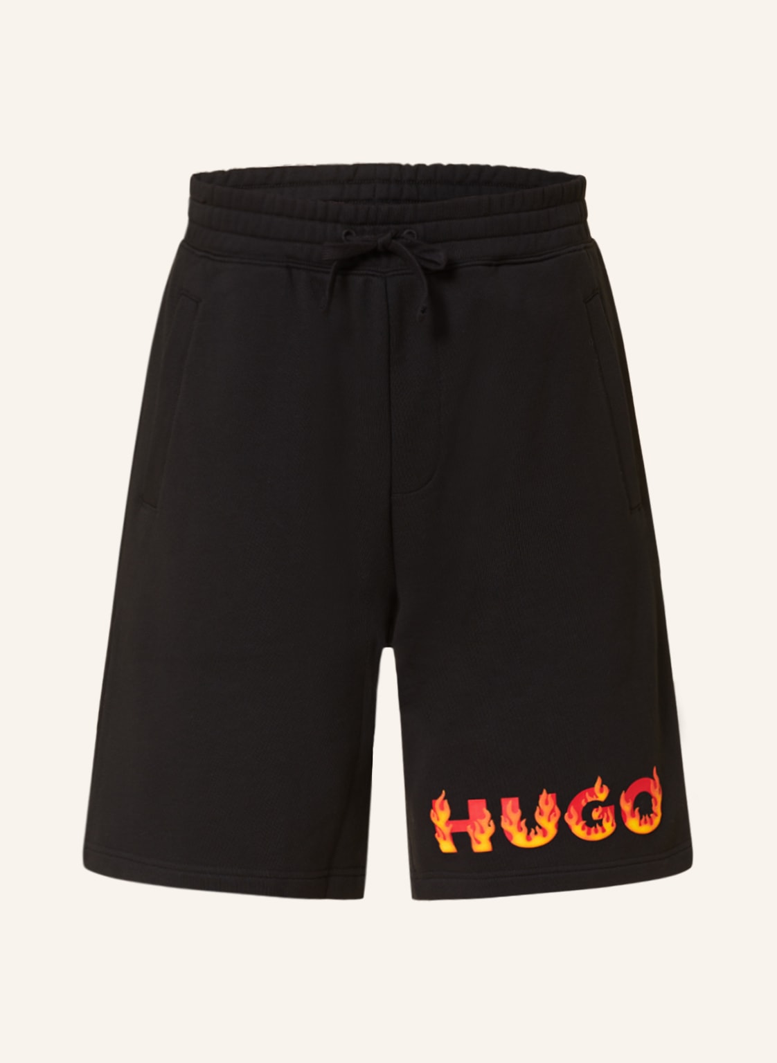 Hugo Sweatshorts Dinque schwarz von HUGO