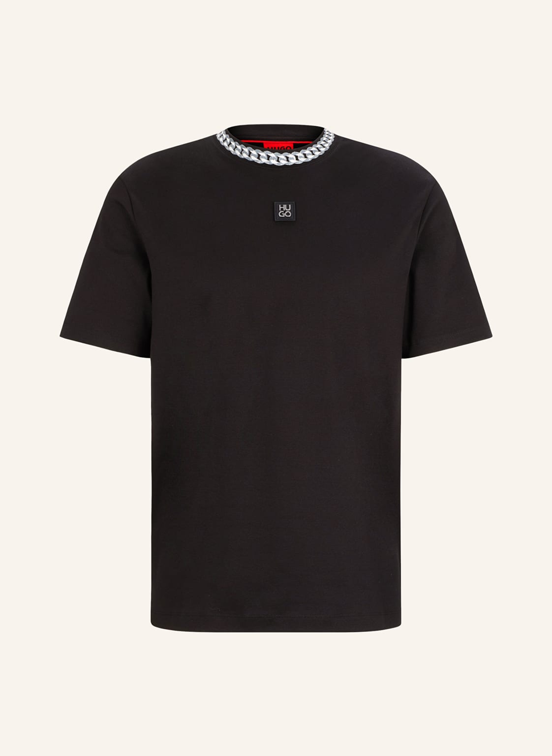 Hugo T-Shirt Deternal schwarz von HUGO